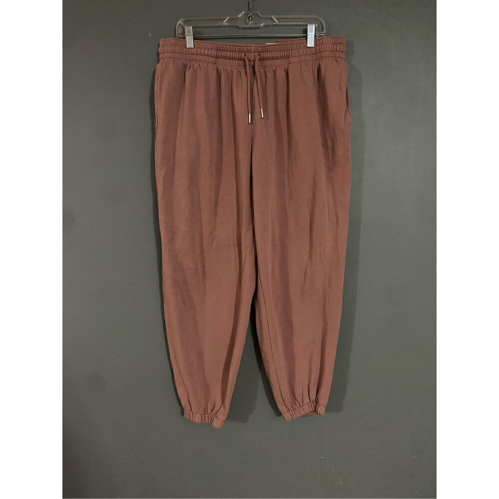 H&M Pink High Waisted Pull On Joggers Size XL